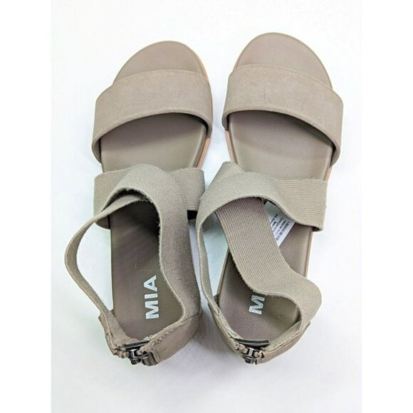 MIA Women's Valuna Flat Strappy Sandals Taupe Size 9 (MSRP $49) - Picture 5 of 8